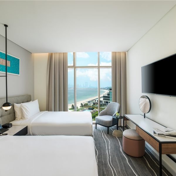 Two Bedroom Suite with Kitchen Balcony, Sofa Bed Palm Sea View